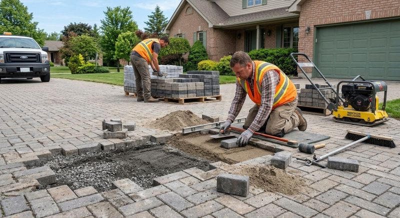 Paver Driveway Repair Service